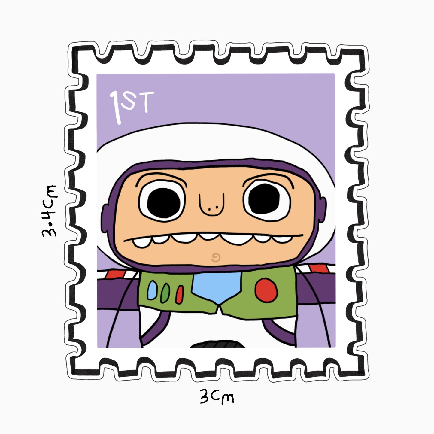 Space Toy Stamps (Pack of 6)