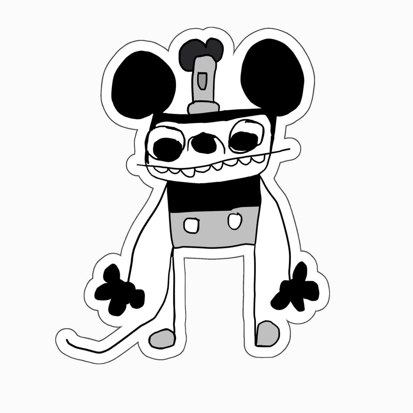Steamboat Willie Sticker