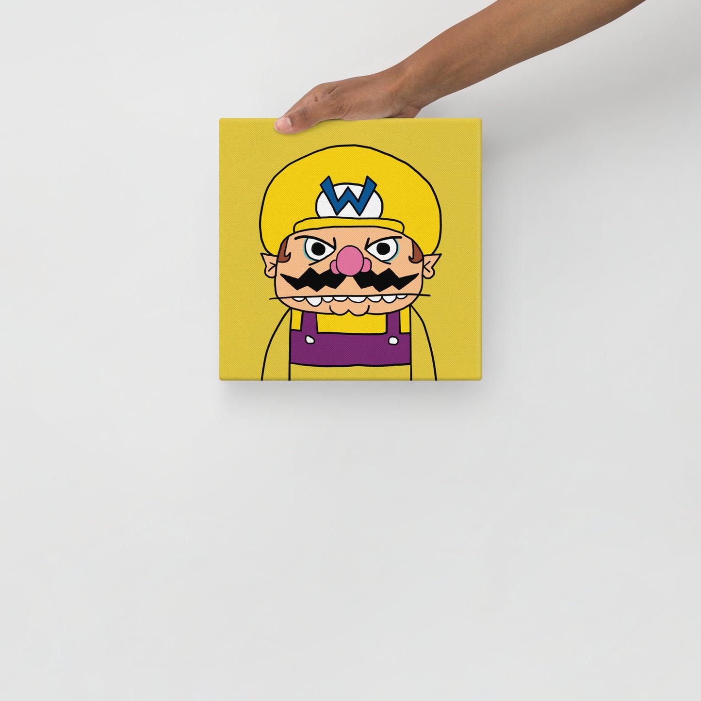 Bad Italian Man #1 Canvas Print 10" x 10"