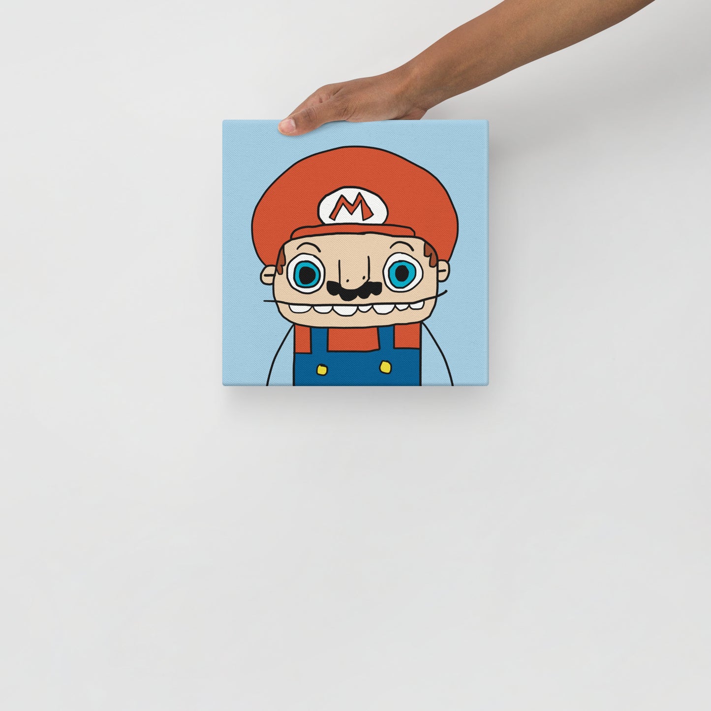 Italian Man #1 Canvas Print 10" x 10"