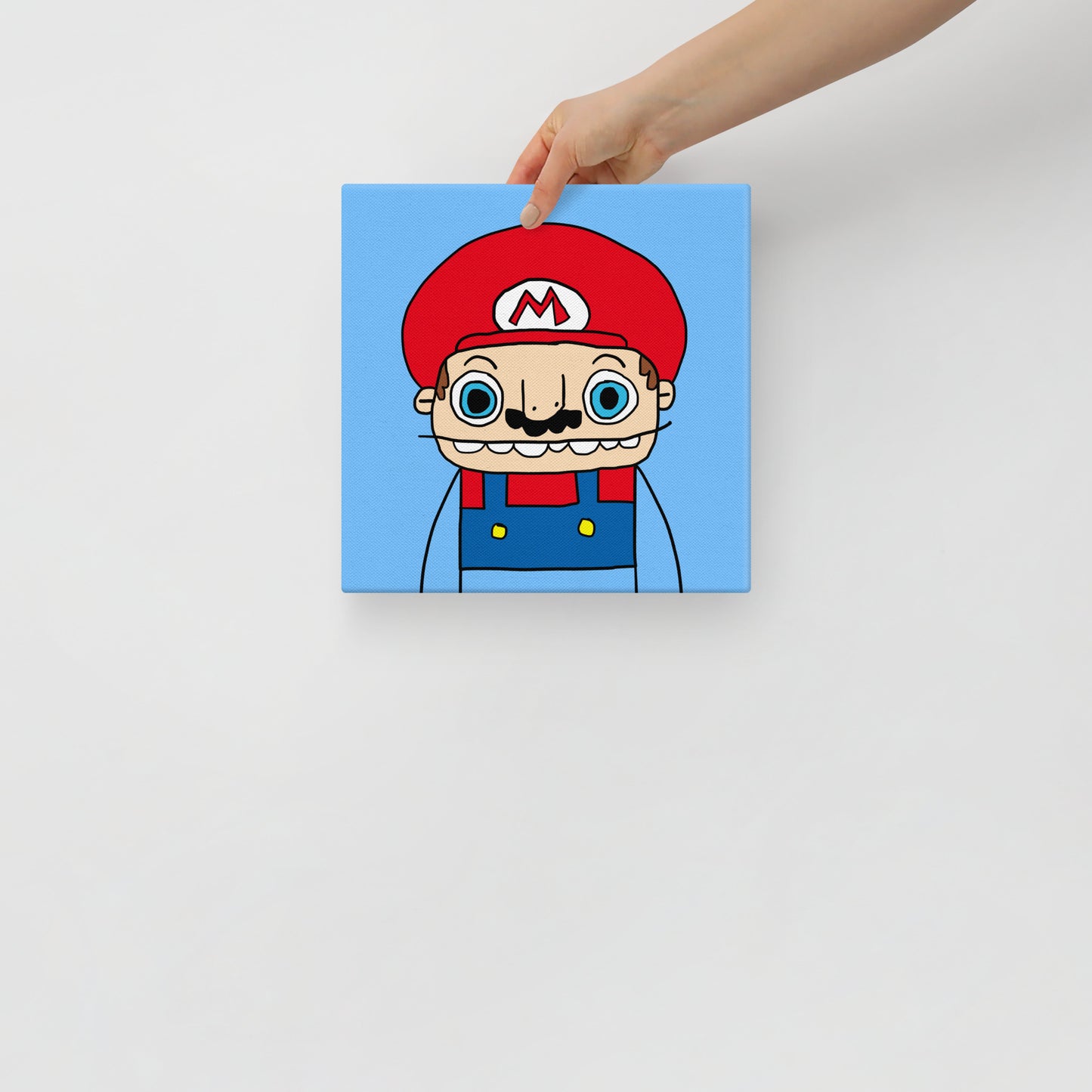 Italian Man #1 Canvas Print 10" x 10"