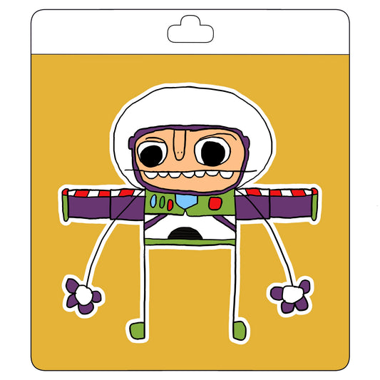 Bootleg Buzz Lightyear Sticker
