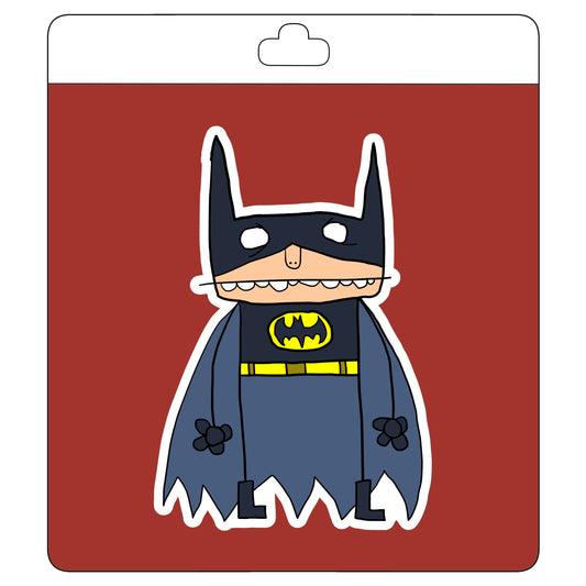 The Suspiciously Familiar Batbloke Sticker
