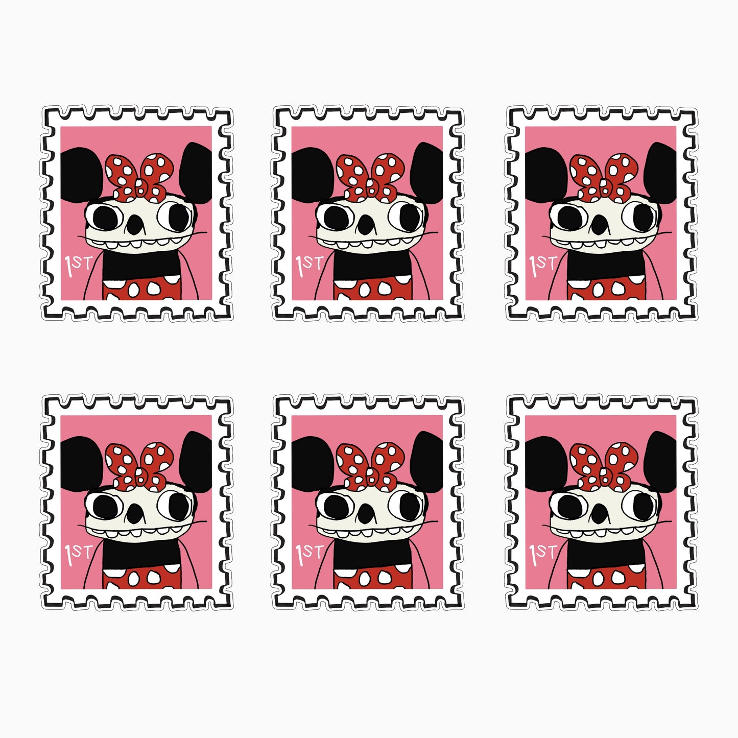 Polka Dot Patty Stamps (Pack of 6)