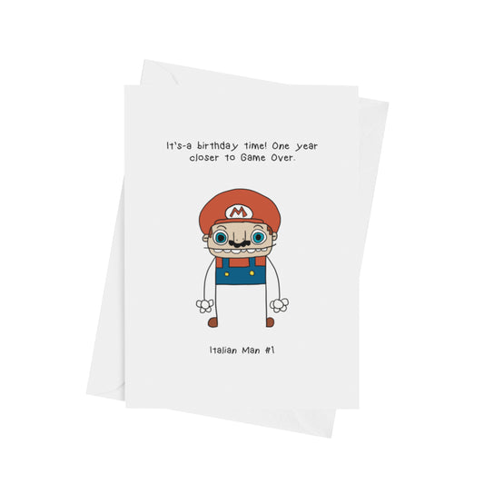 Italian Man #1 Birthday Card