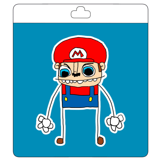 Bootleg Super Mario Sticker
