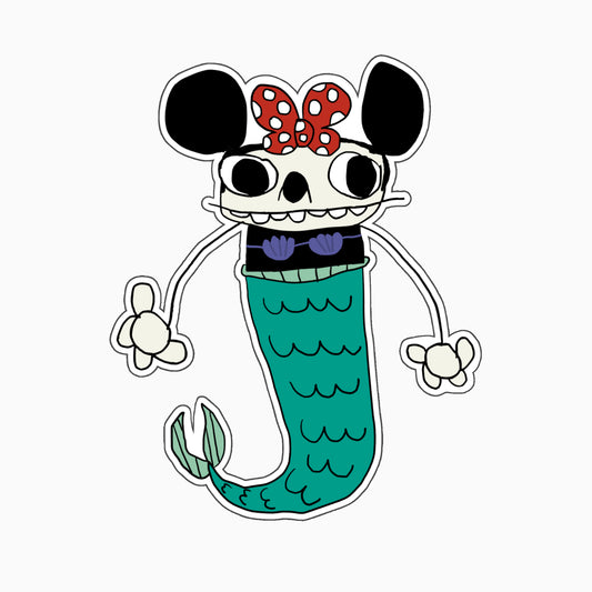 Polka Dot Pattyfish Sticker