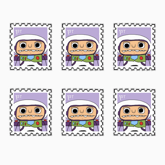 Space Toy Stamps (Pack of 6)