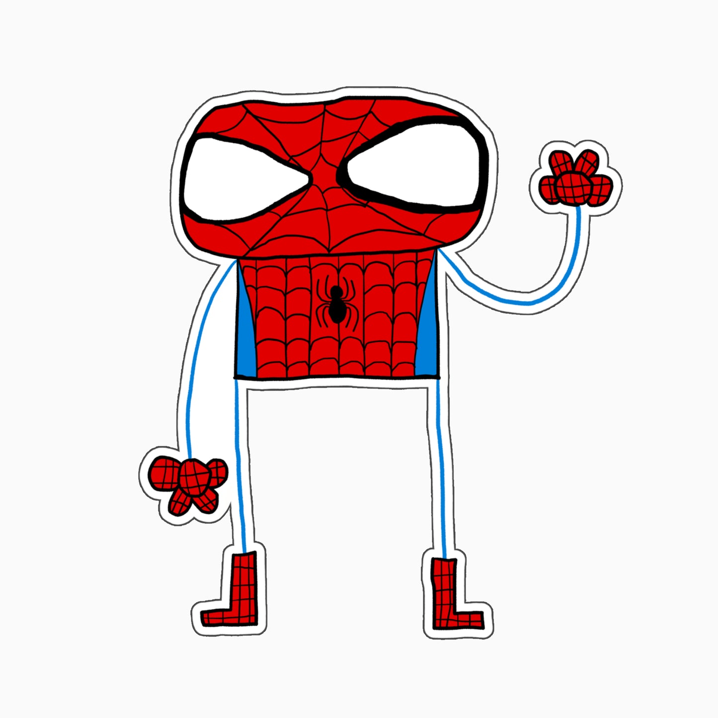 The Suspiciously Familiar Spider-Guy Sticker