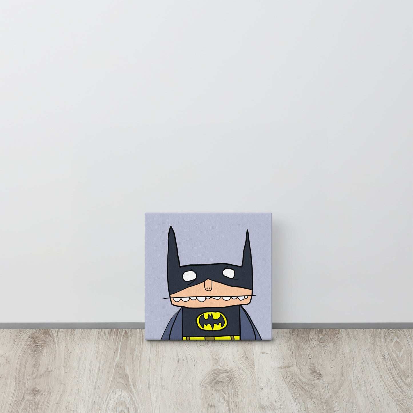 The Suspiciously Familiar Batbloke Canvas Print 10" x 10"