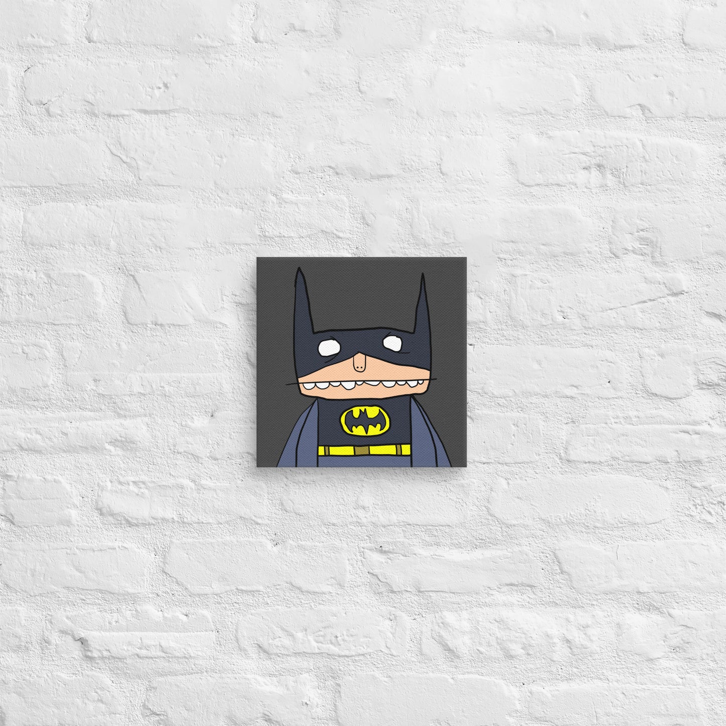 Batbloke Canvas Print 10" x 10"