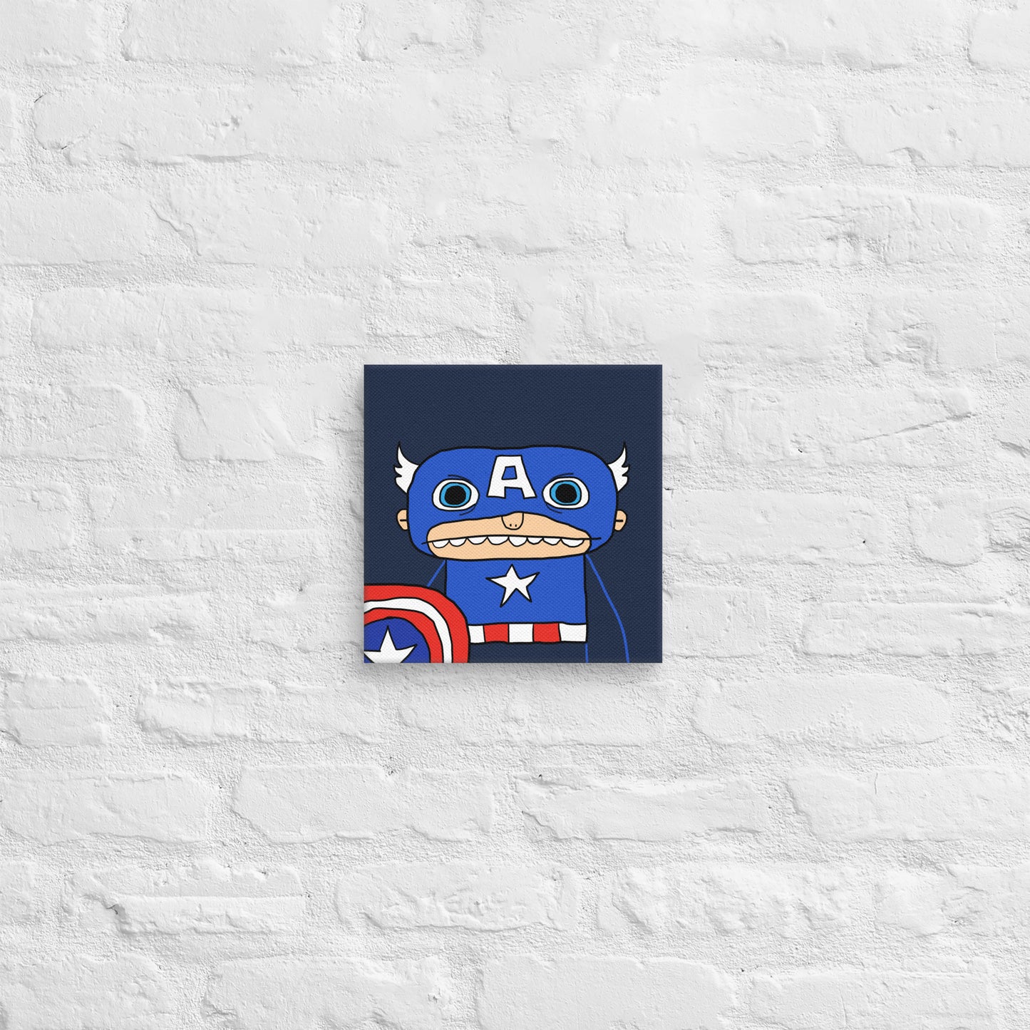Captin A Canvas Print 10" x 10"