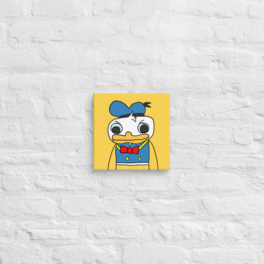 Darnel Duck Canvas Print 10" x 10"