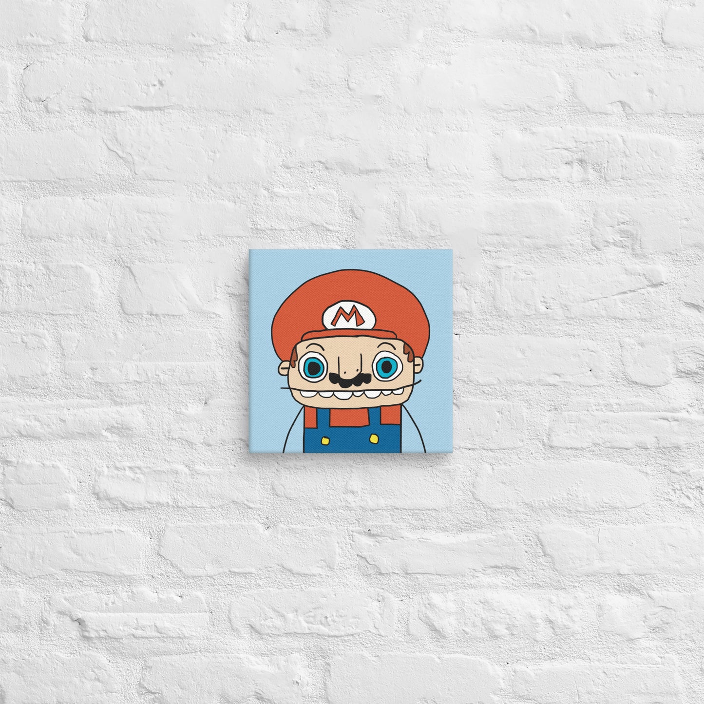 Italian Man #1 Canvas Print 10" x 10"