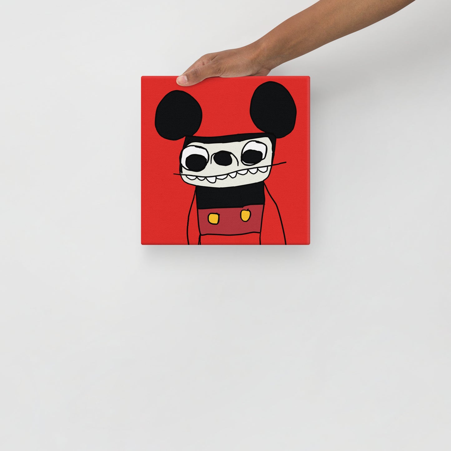 Big Ear Barry Canvas Print 10" x 10"