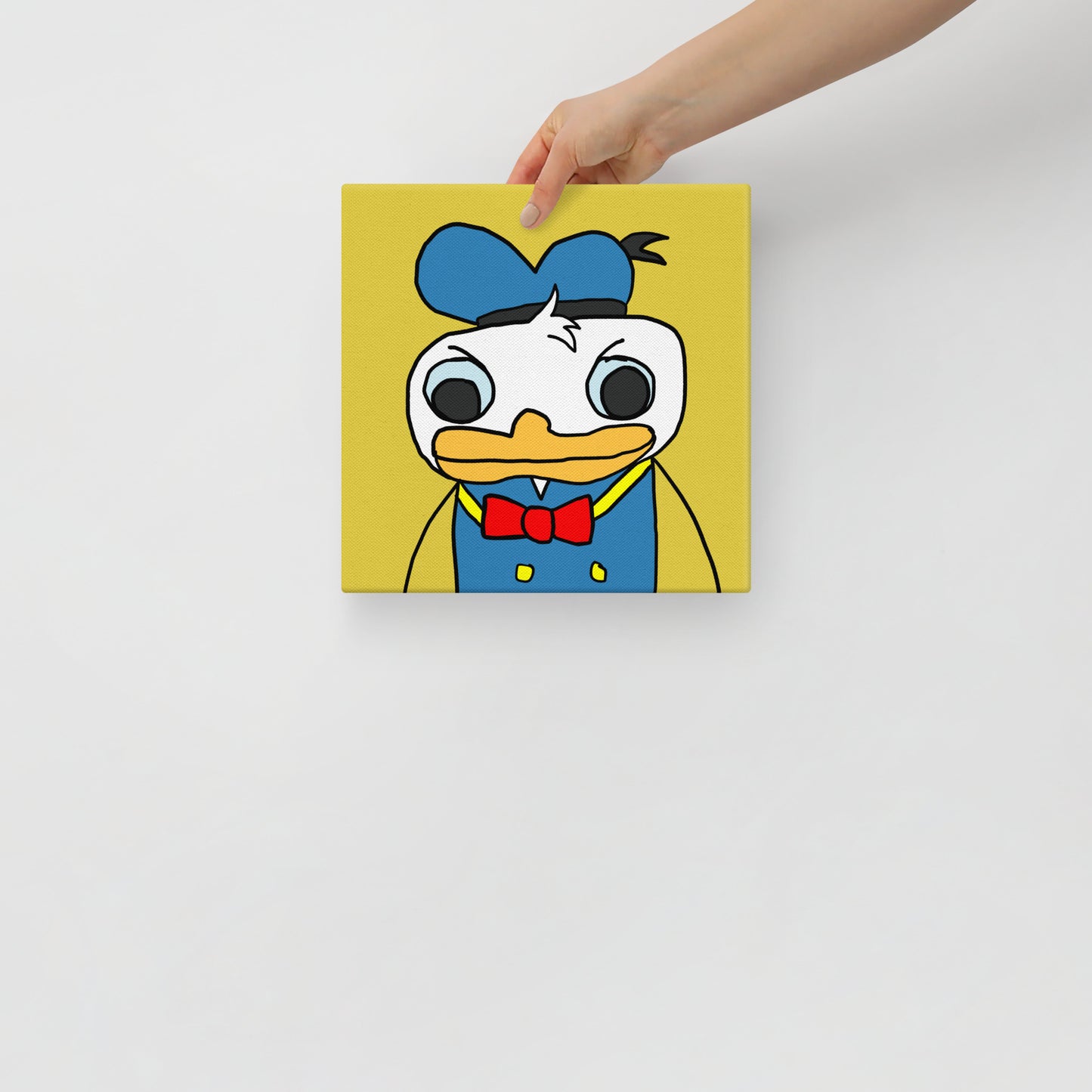 Darnel Duck Canvas Print 10" x 10"
