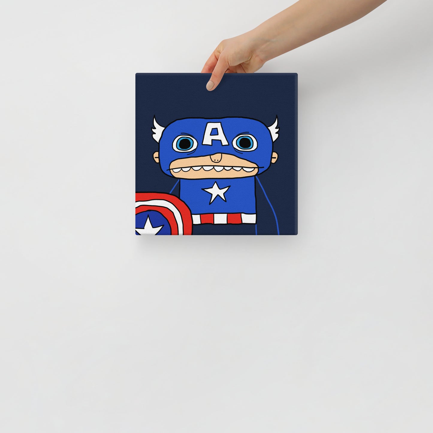 Captin A Canvas Print 10" x 10"