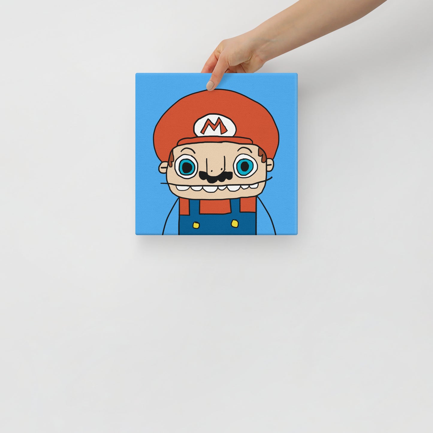 Italian Man #1 Canvas Print 10" x 10"